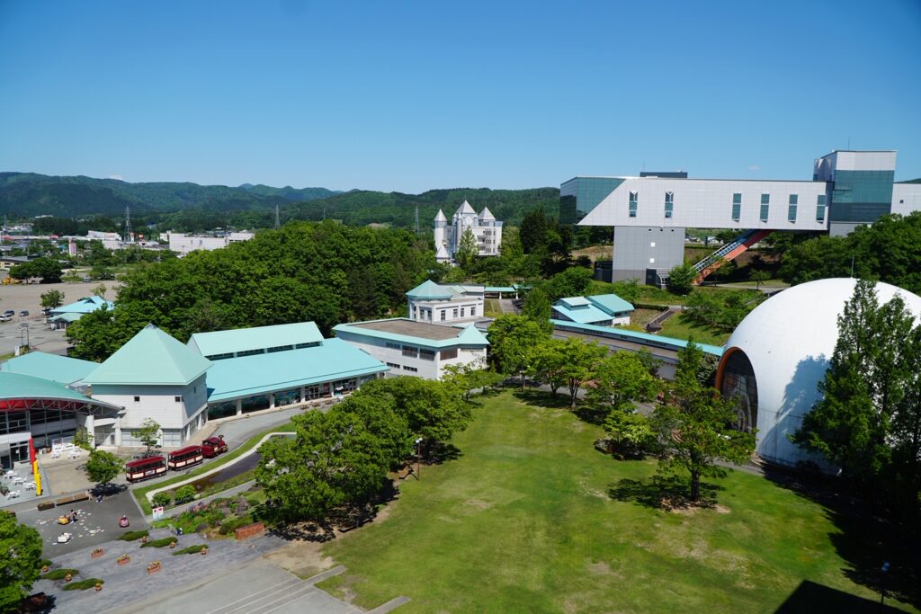 秋田ふるさと村全景
